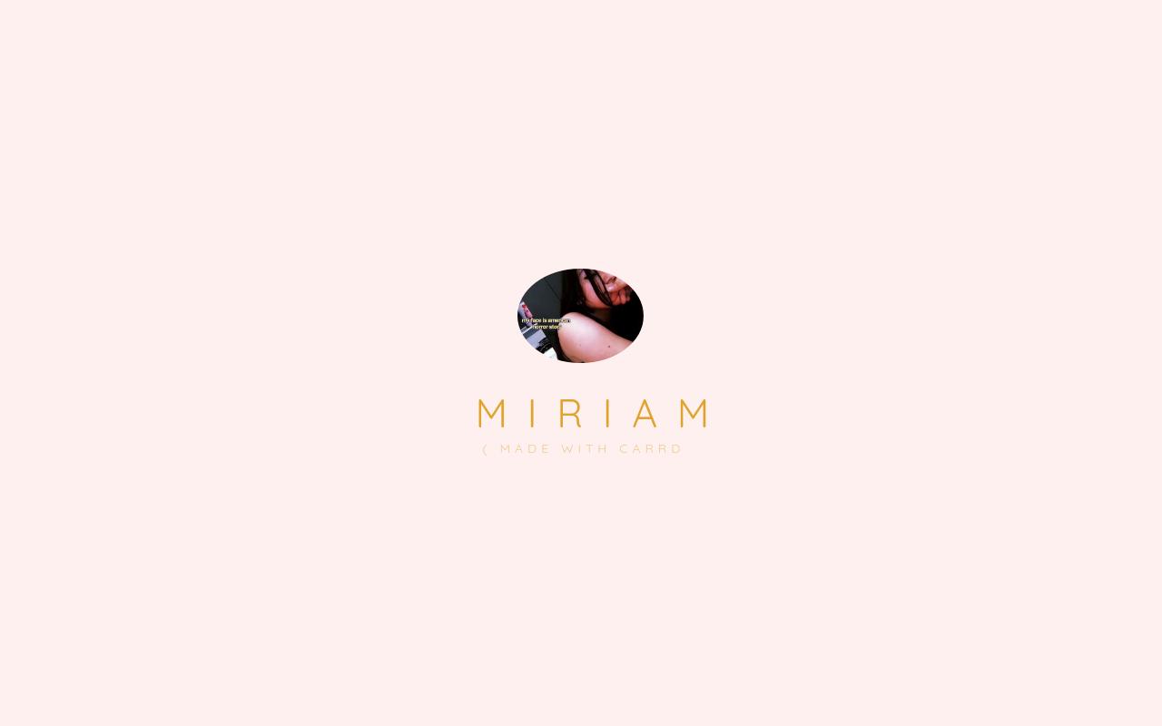 Carrd profile picture for @myr